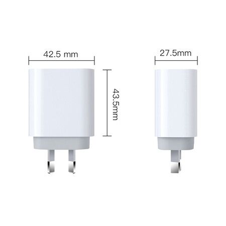 20W PD USB C Fast Wall Charger Apple Charging Cord for iPhone 14/14 Pro/13/13 Pro  iPad Android