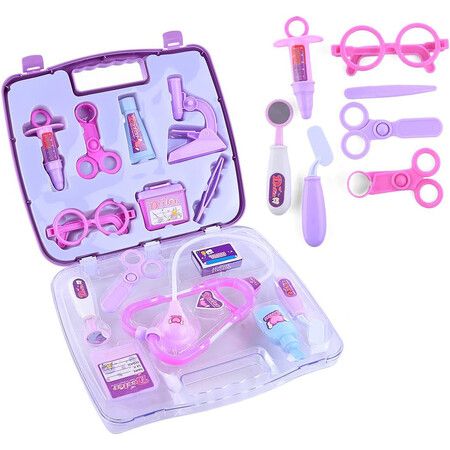 Doctor Pretend Playset 15Pcs Simulation Children Pretend Play Toy for Kids Children