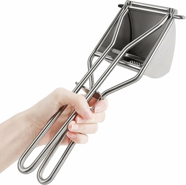 Stainless Steel Potato Ricer Potato Masher Squeezer Baby Food Strainer