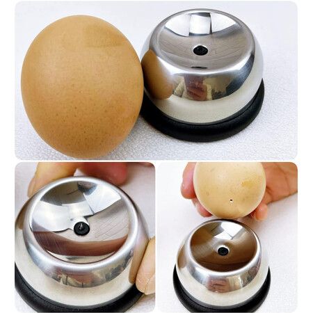 Stainless Steel Egg Piercer for Raw Eggs, Heavy Duty Egg Poker