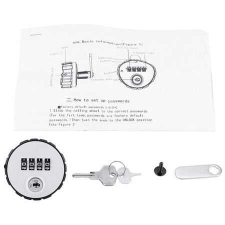 Digital Cabinet Convenient Password Safe Lock Password Safe Lock, Installation Thickness 36mm