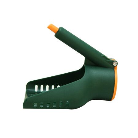 Cat litter Shovel Scoop Large Spatula 6mm Aperture Fast Filter Cat Litter Shovel for Pet(Green& Orange)