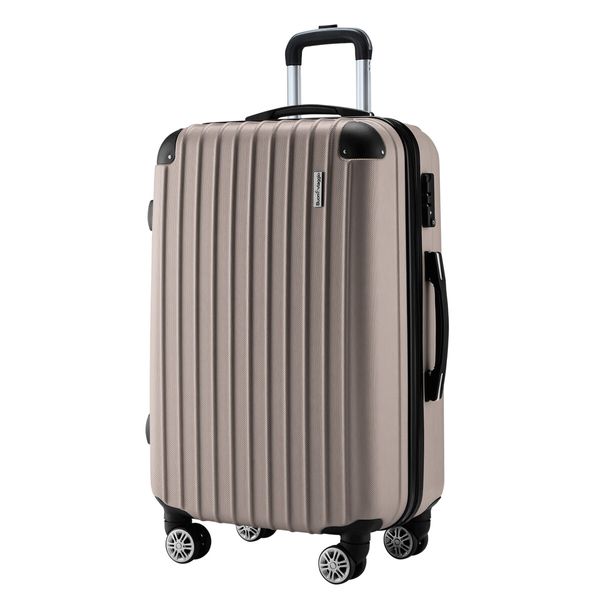 Carry On Suitcase Hard Shell Luggage Travel Baggage Cabin Case Lightweight Travelling Bag 4 Wheel Rolling Trolley TSA Lock 28 Inch