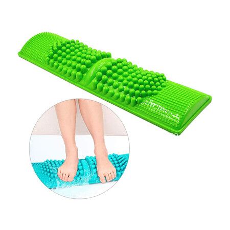 Foot Massage Mat Board Acupressure Shiatsu Circulation Reflexology with Nubs Light Green