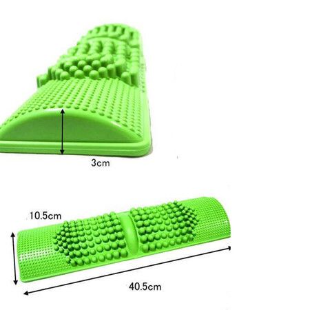 Foot Massage Mat Board Acupressure Shiatsu Circulation Reflexology with Nubs Light Green