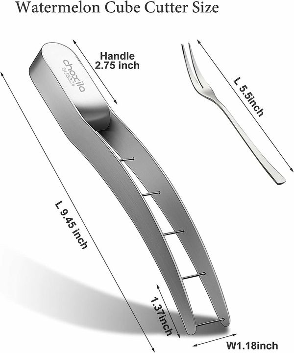 Watermelon Slicer Choxila,Stainless Steel Watermelon Cutter Cool