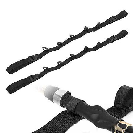 Car Fishing Rod Rack Adjustable Fishing Rod Holder With Belt Strap,Fishing Pole Rack for Car, SUV and Van