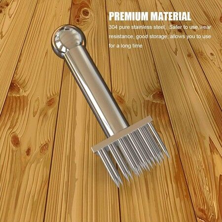 28 Blades Stainless Steel Meat Tenderizer Needle for Kitchen Cooking Tenderizing Beef BBQ Marinade Steak and Poultry