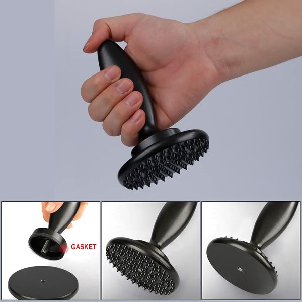 Meat Tenderizer 3-in-1 Dual Sided Meat Tenderizer Pounder Burger Press Patty Maker for Tenderizing Steak Beef Poultry