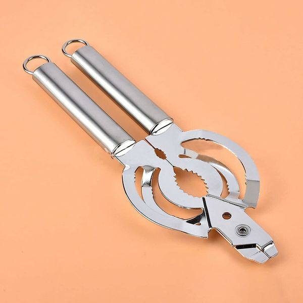 Bottle Opener, Multi Functional Innovative Small Tool Food Can Lid Bottle Opener Silver