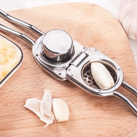 Stainless Steel Garlic Press For Kitchen Garlic Crusher For Kitchen Convenience Garlic Shredder Things For The Home Knoflookpers