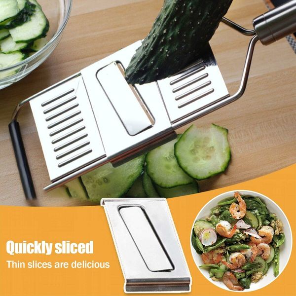 Multipurpose Vegetable Slicer, Handheld Vegetable Slicer, 3 in 1 Multifunctional Grater