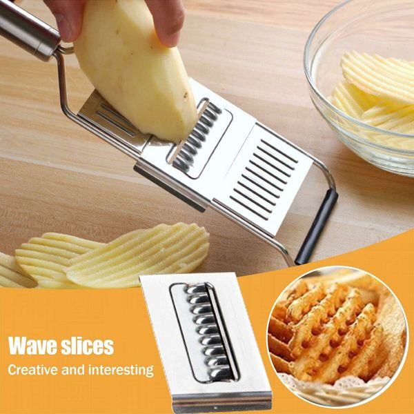 Multipurpose Vegetable Slicer, Handheld Vegetable Slicer, 3 in 1 Multifunctional Grater