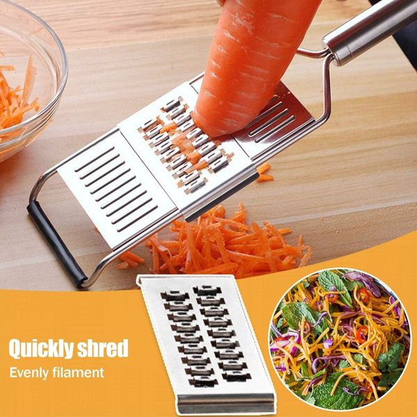 Multipurpose Vegetable Slicer, Handheld Vegetable Slicer, 3 in 1 Multifunctional Grater