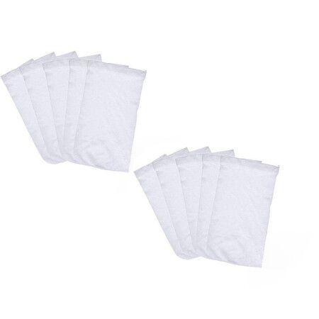 Pool Skimmer Socks 10 Pack Fine Mesh Swimming Pool & Spa Pre-Filter Savers for Filters, Baskets, and Skimmers