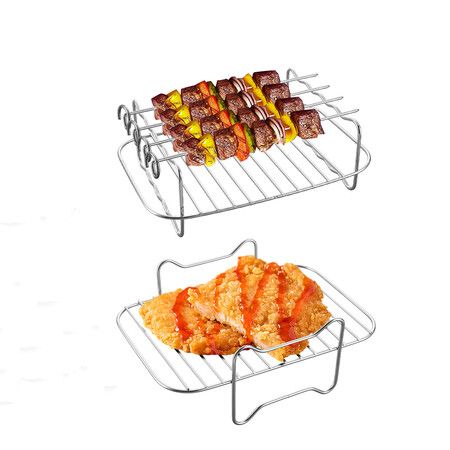 Air Fryer Grilling Rack for Ninja AF300/400 Stainless Steel Rack