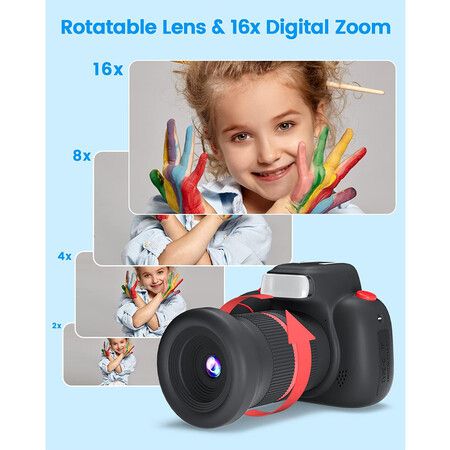 Kids Camera, 4K Digital Camera for 8-12 Years Old Boys Girls