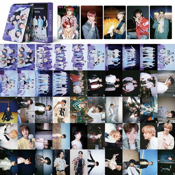 7PACKS   BTS Lomo Card KPOP Bangtan Boys Photocards Proof Greeting Card 2023 10th anniversary Festa World Butter