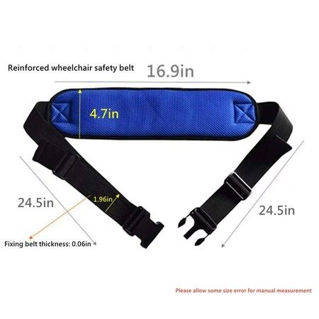 Wheelchair Seat Belts Adjustable Wheelchair Seat Belts Are Used to Take Care of Patients, Cushioning Seat Belts Are Easy to Operate