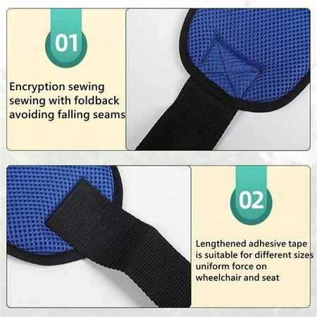 Wheelchair Seat Belts Adjustable Wheelchair Seat Belts Are Used to Take Care of Patients, Cushioning Seat Belts Are Easy to Operate