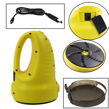 Electric Ice Scraper Multifunction Easy to Use Car Windshield Deicer Defrost Clean Tools For Car New Yellow