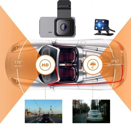 Car DVR WiFi Full HD 1080P Dash Cam Rear View Camera Mirror Video Recorder