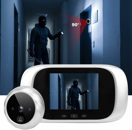 2.8in Digital Door Viewer, Home Video Doorbell, TFT LCD Visual Door Viewer for Home