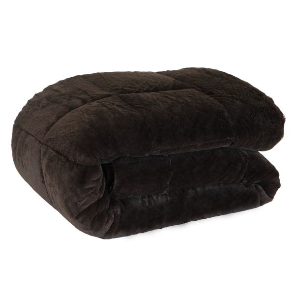 Laura Hill Faux Mink Comforter Quilt Doona Duvet 500GSM - Queen