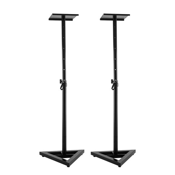 Karrera Surround Sound Speaker Stand Adjustable Floor - Black