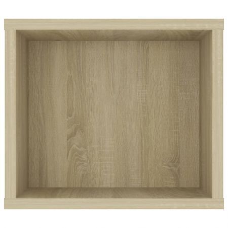 Hanging TV Cabinet Sonoma Oak 100x30x26.5 cm Engineered Wood