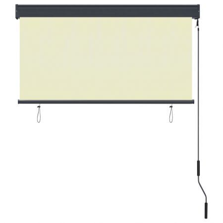 Outdoor Roller Blind 120x250 cm Cream