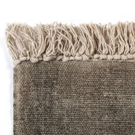 Kilim Rug Cotton 160x230 cm Taupe