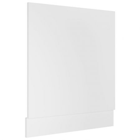 Dishwasher Panel White 59.5x3x67 cm Engineered Wood