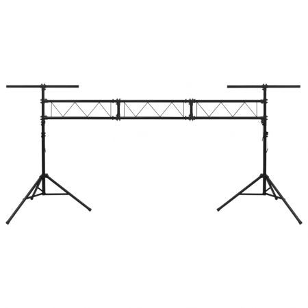 Light Stand Black 438x115x(180-300) cm Steel