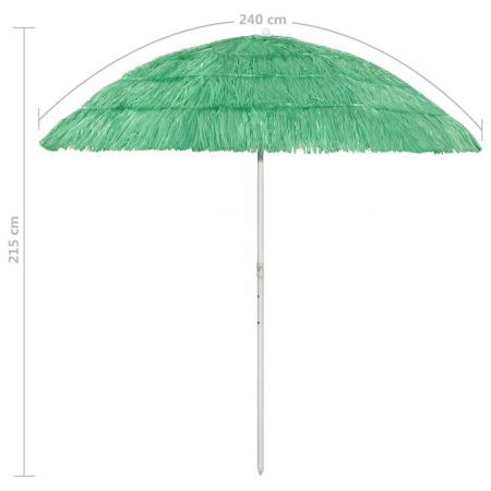 Hawaii Beach Umbrella Green 240 cm