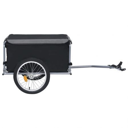 Bike Cargo Trailer Black and Grey 65 kg