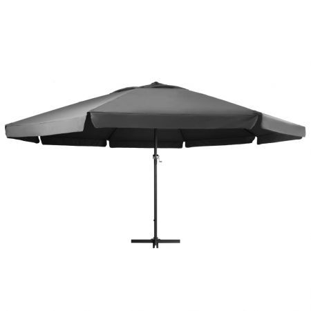 Outdoor Parasol with Aluminium Pole 600 cm Anthracite