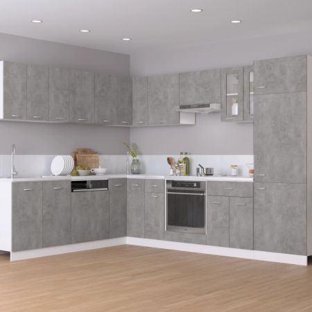 Hanging Cabinet Concrete Grey 60x31x40 cm Engineered Wood