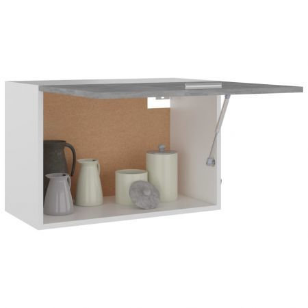 Hanging Cabinet Concrete Grey 60x31x40 cm Engineered Wood