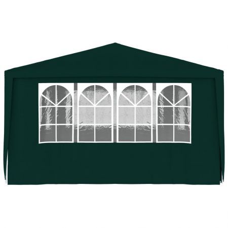 Professional Party Tent with Side Walls 4x6 m Green 90 g/m²