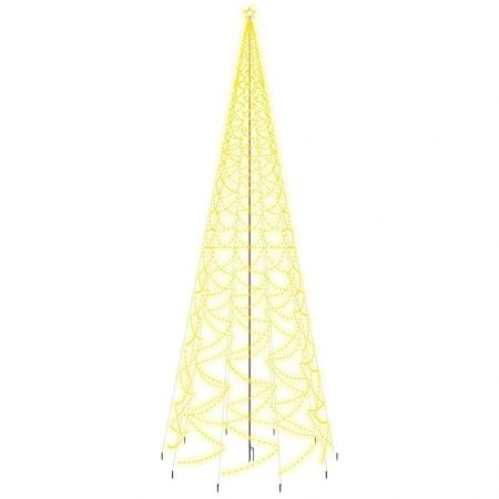 Christmas Tree with Spike Warm White 3000 LEDs 800 cm