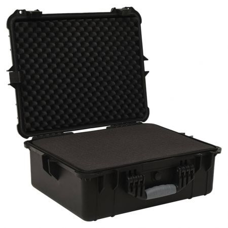 Portable Flight Case Black 55x43x21 cm PP