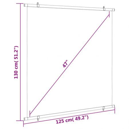 Projection Screen 119.4 cm 1:1