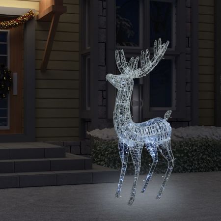 XXL Acrylic Christmas Reindeer 250 LED 180 cm Cold white