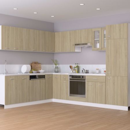 Hanging Cabinet Sonoma Oak 80x31x60 cm Engineered Wood