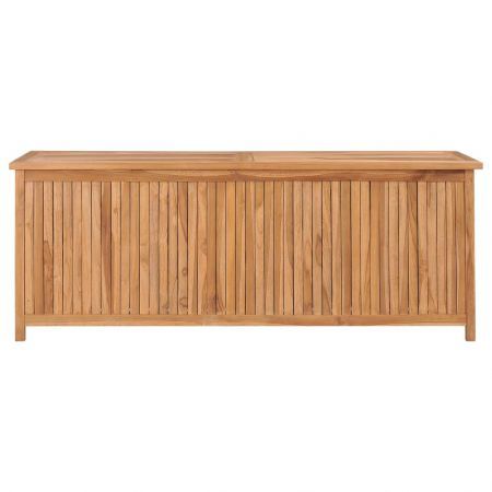 Garden Storage Box 150x50x58 cm Solid Teak Wood