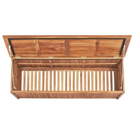 Garden Storage Box 150x50x58 cm Solid Teak Wood