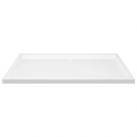 Rectangular ABS Shower Base Tray White 70x120 cm