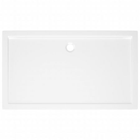 Rectangular ABS Shower Base Tray White 70x120 cm