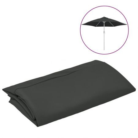 Replacement Fabric for Outdoor Parasol Anthracite 300 cm